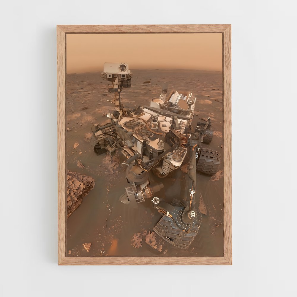 Poster Curiosity en Mission – affiche Astronomie (vue 4)